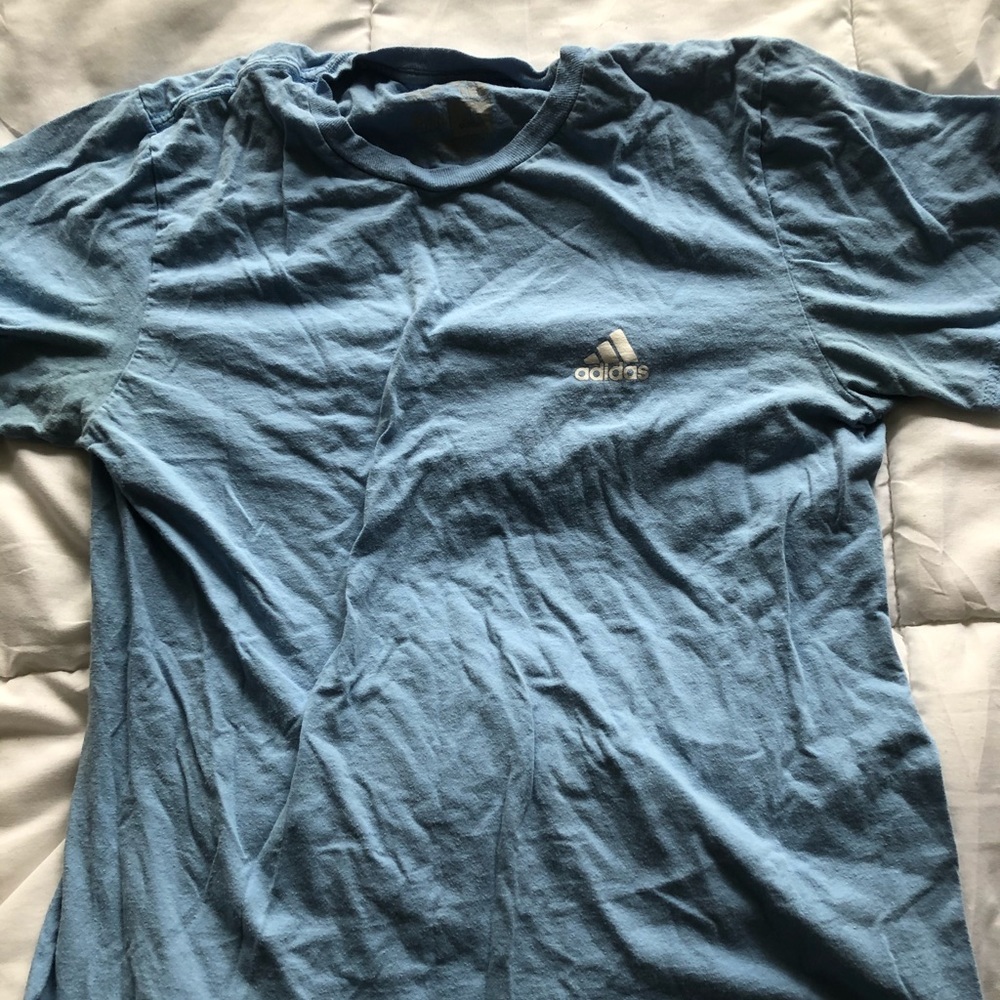 Blue adidas tee